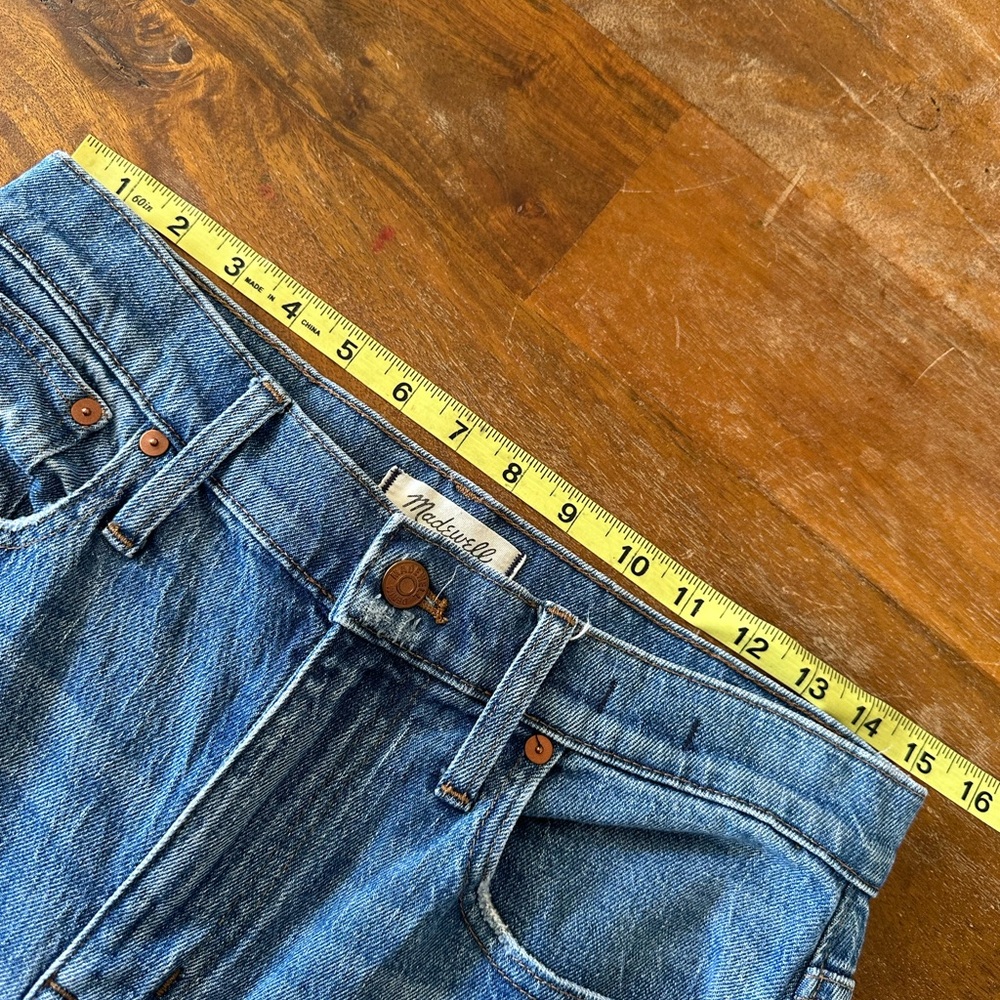 Madewell The High Rise Slim Boy Jean stretchy denim size 26 - Picture 4 of 10